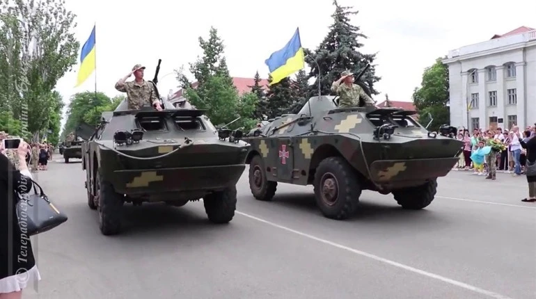 57 бригада в Новій Каховці.