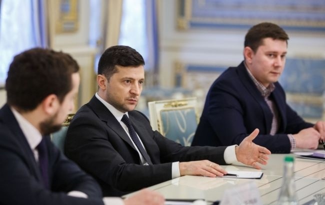 В. Зеленський на зустрічі з представниками телеканалів