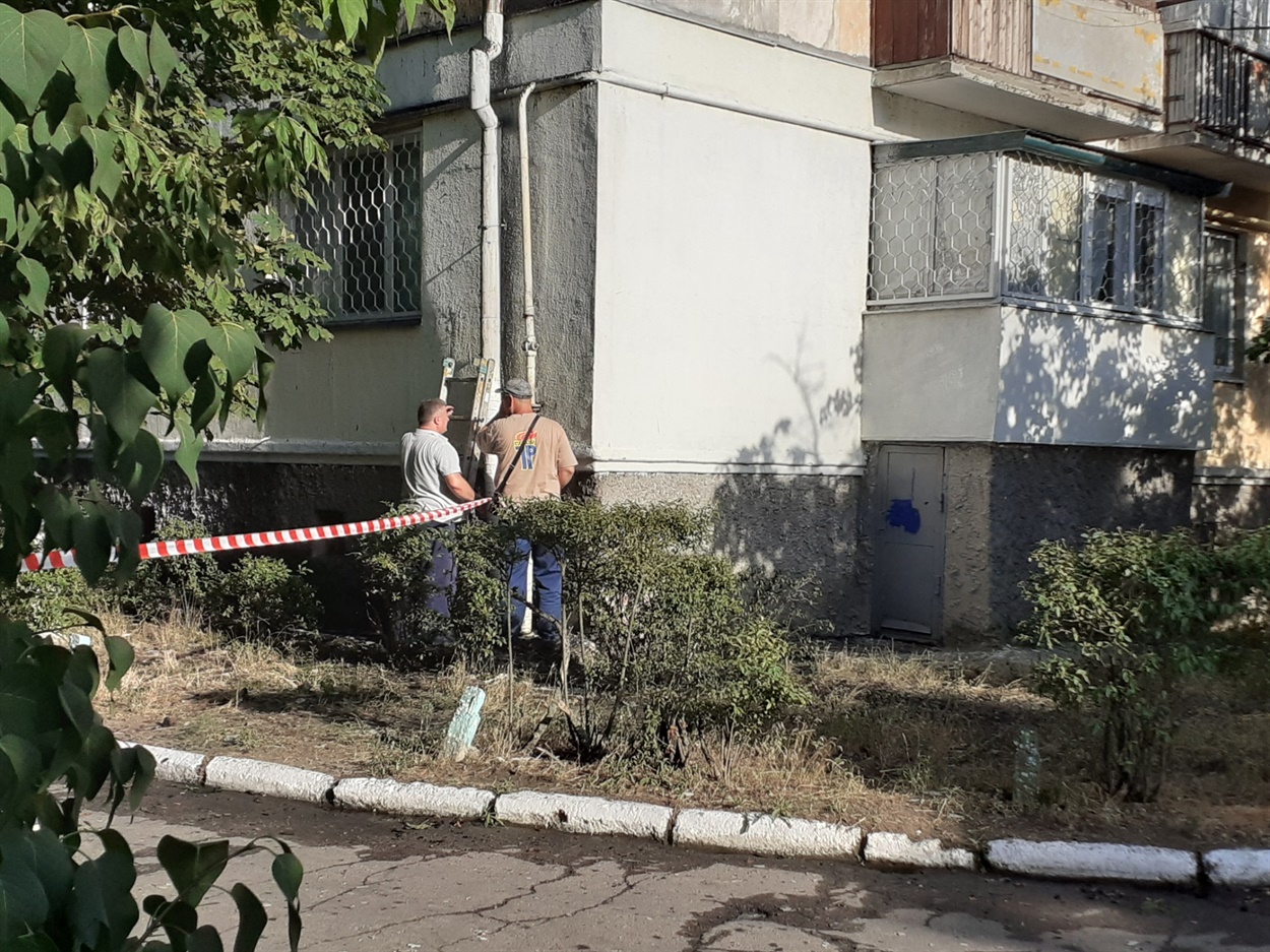 Під час гасіння пожежі газівники перкрили трубу газопостачання