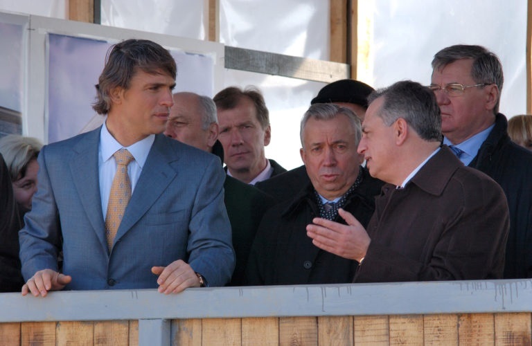О. Тисленко з В. Рибаком і Б. Колесниковим