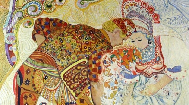 Віктор Зарецький. Весняні клопоти. 1986 р. Полотно, олія, темпера (фрагмент).