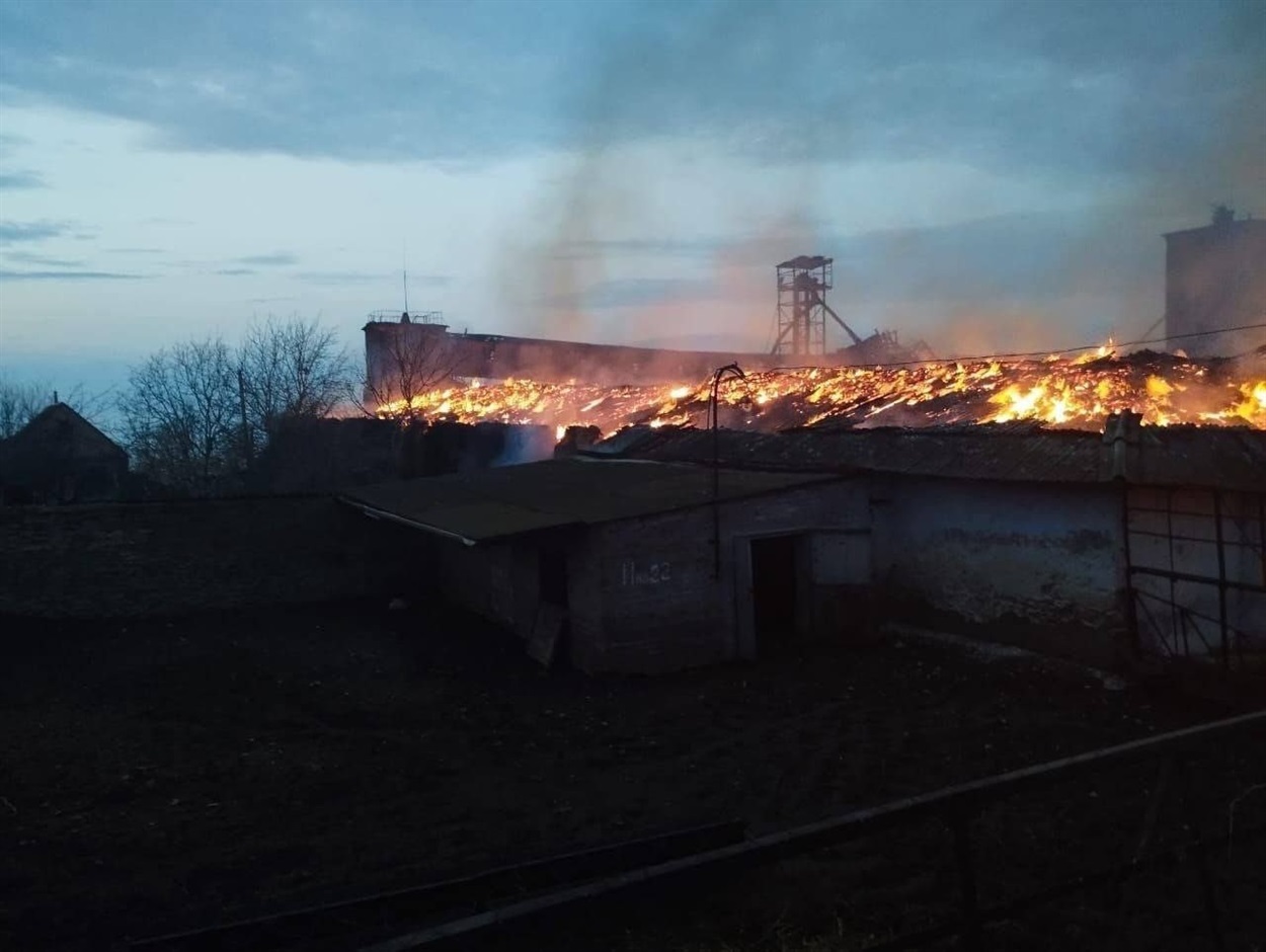 Пожежа на елеваторі