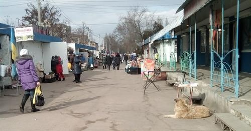 В окупованій Новій  Каховці т оргівля на ринках зменшилися