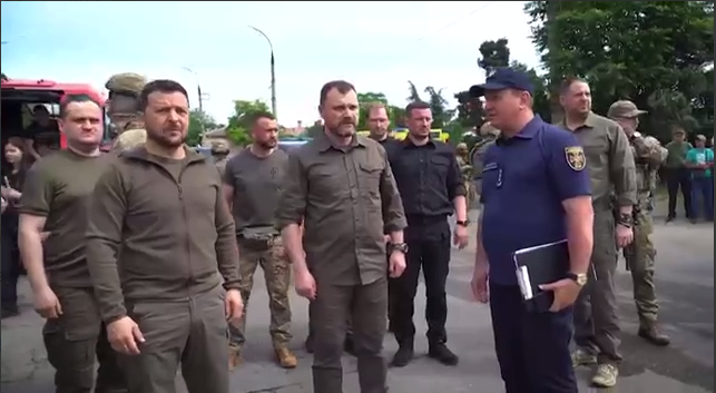 Володимир Зеленський у Херсоні