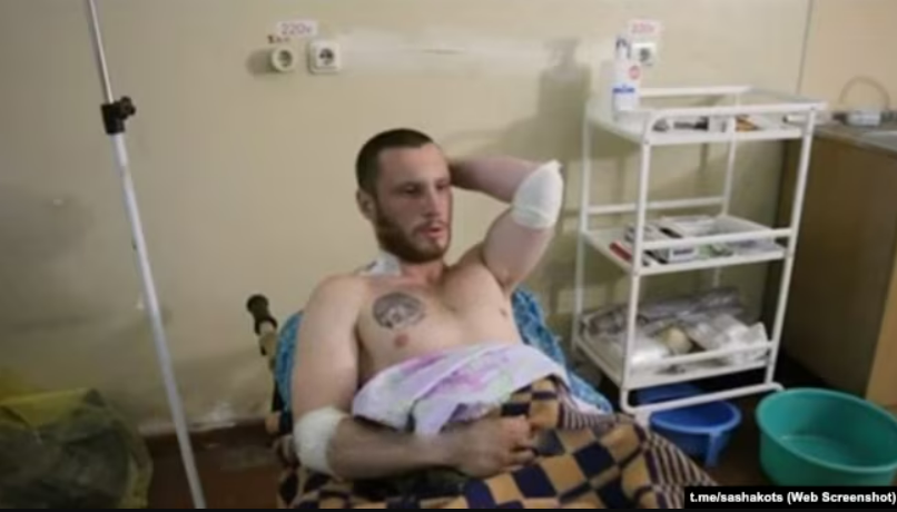 Олександр у лікарні Нової Каховки