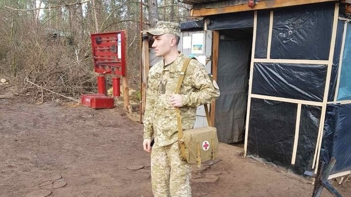 Юрій Армаш під час служби в ЗСУ