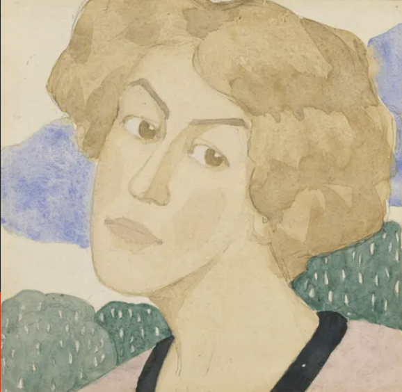 Олександр Богомазов. Портрет дружини. 1910-1911.