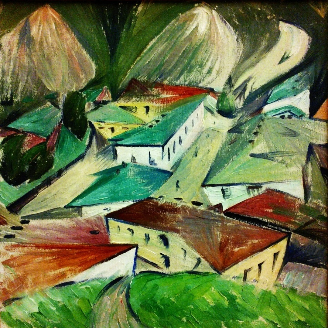 Олександр Богомазов. Міський пейзаж. Гончарка. 1923