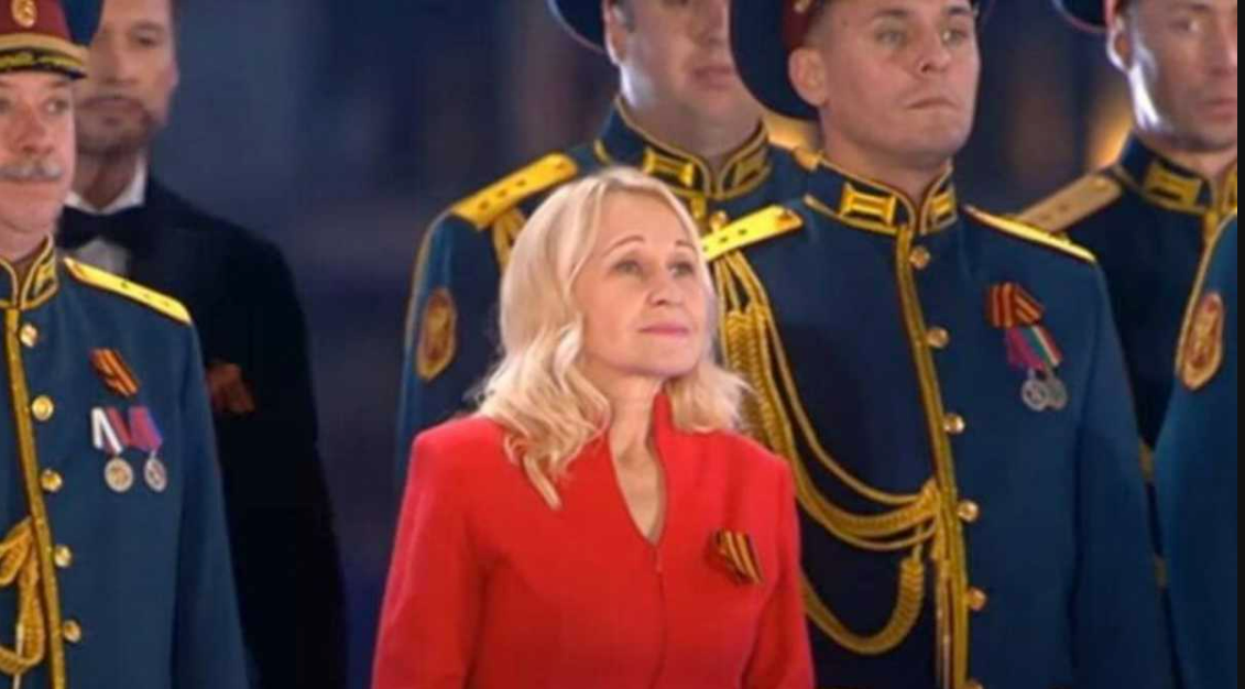 Рубльова виступає в Москві на пропагандистському заході