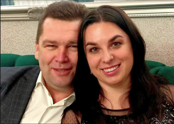 Голова Присиваської громади Сергій Кліщевський з дружиною Аліною, яка до вторгнення була депутаткою Каховської райради від "Слуги народу" 