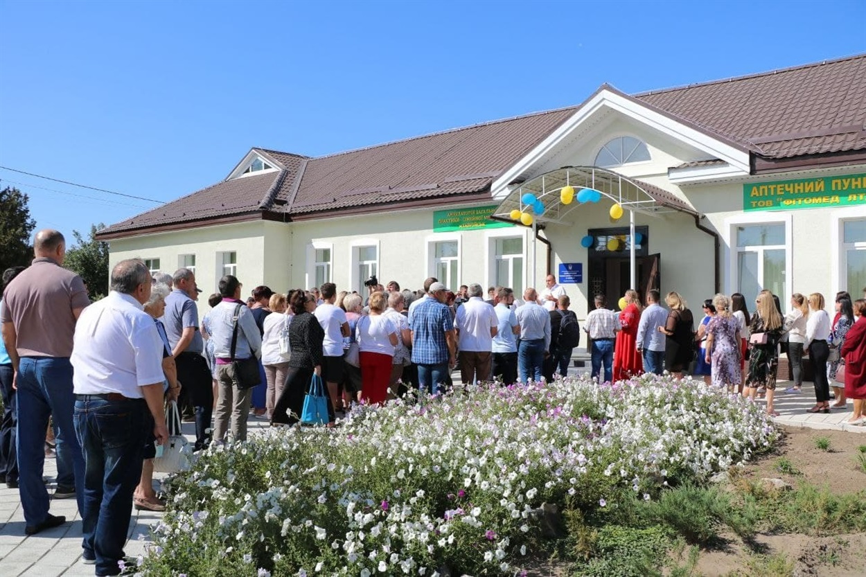 Вікриття першої черги лікарні в Таврійську. Вересень 2021 року