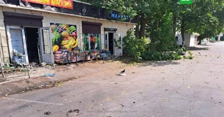 Неповне фото наслідків обстрілу, яке виставили окупанти