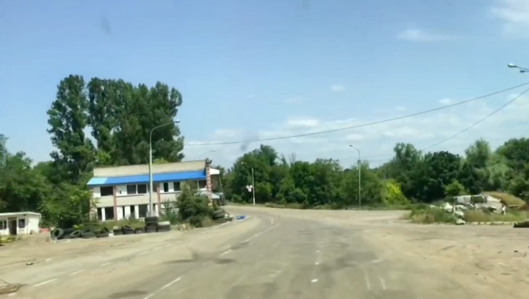 Колишній пост ДАІ в Шиловій Балці