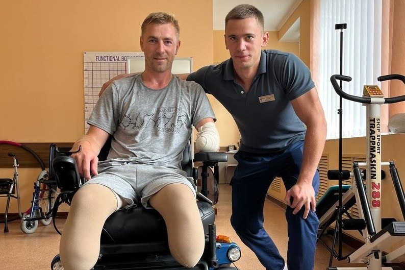 Роман Романчук на реабілітації на Волині.
