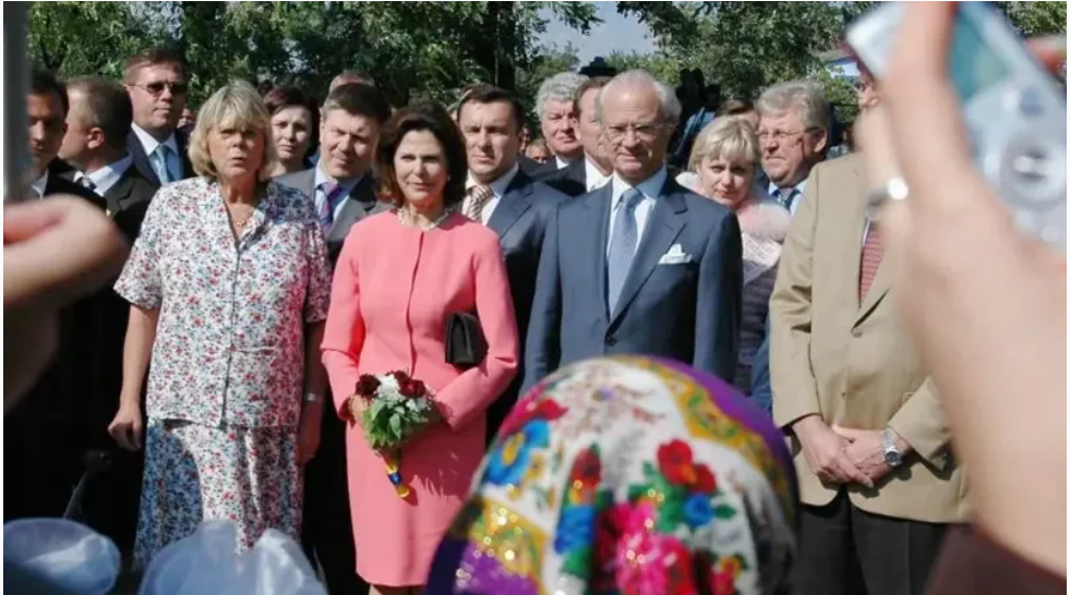 Король Швеції Карл XVI Густав і королева Сільвія у Зміївці,