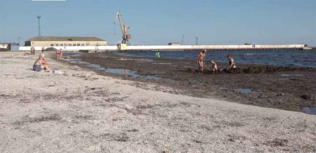 Пляж у Скадовську. Літо 2025 року.