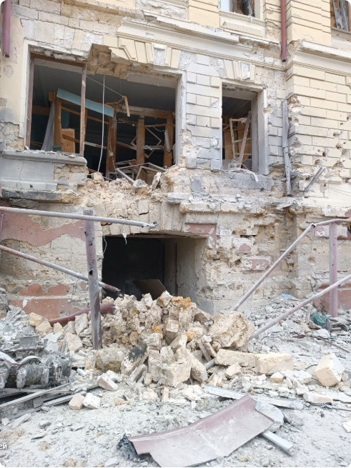 Росія знищила третину будівлі краєзнавчого музею у Херсоні
