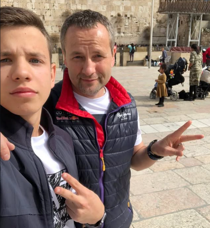 Ігор Колихаєв із сином Святославом.