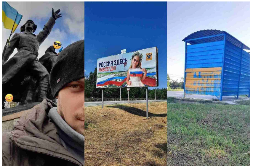 Громадянський спротив Павла в тимчасово окупованій Новій Каховці Херсонської області у 2022 році. 