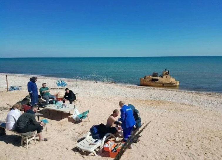 Біля ТОТ Херсонщини затонуло російське судно: перевозило українське зерно