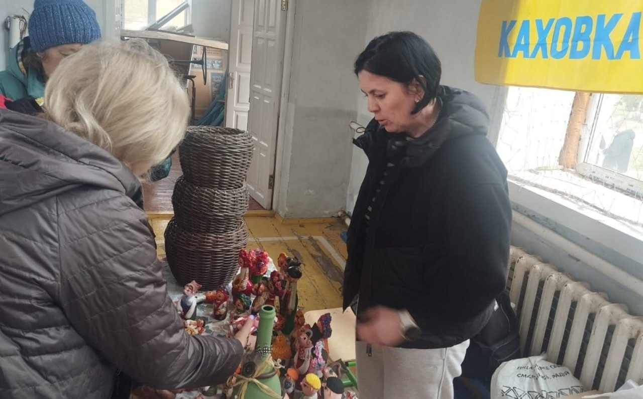 Каховська і Новокахоська громади взяли участь у благодійному ярмарку на підтримку ЗСУ