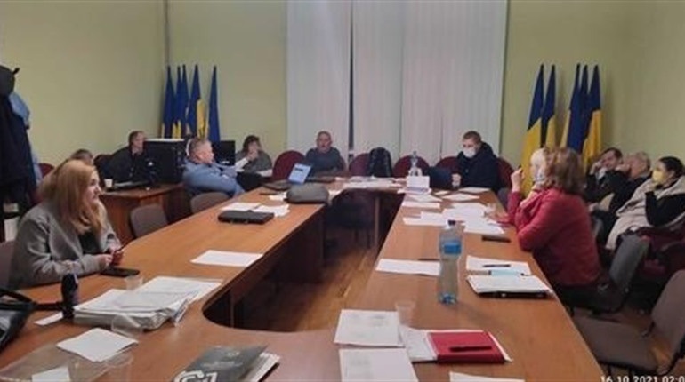 Засідання виборчої комісії по Новокаховському   округу №184. Жовтень 2021 року.